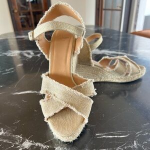 Castaner light gold espradilles - size 8